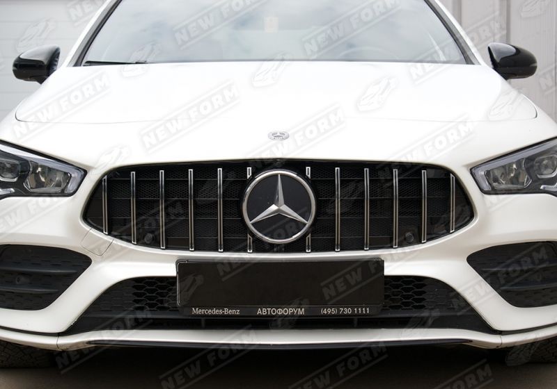 Решетка радиатора AMG GT хром Mercedes CLA C118/X118 с 2019 года