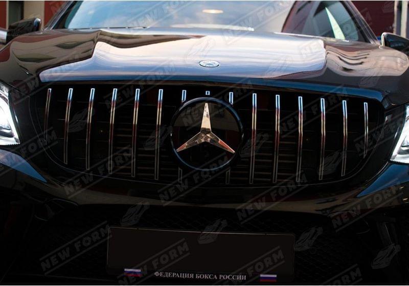 Решетка радиатора AMG GT хром Mercedes GLE W166 