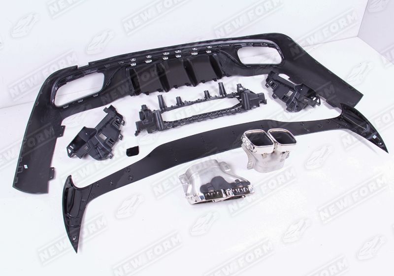 Диффузор с насадками 6.3 AMG хром Mercedes CLE C236