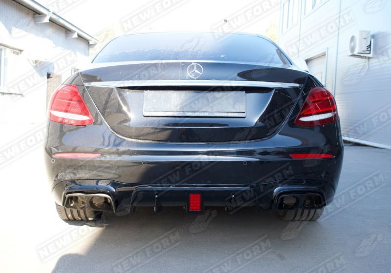 Диффузор с насадками Brabus Mercedes S-class W222