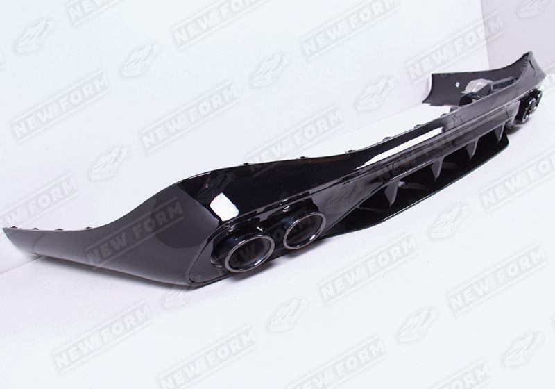 Диффузор с насадками 5.3 AMG черный Mercedes CLE C236