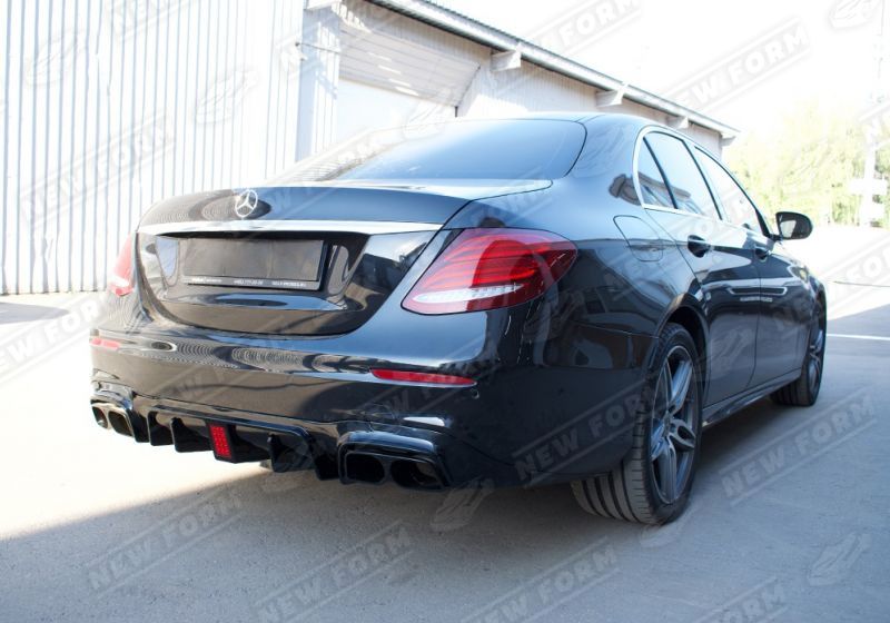 Диффузор с насадками Brabus Mercedes S-class W222