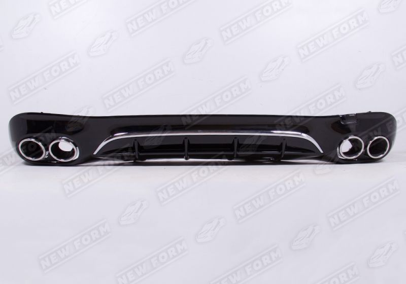 Диффузор с насадками 5.3 AMG хром Mercedes E-class W214