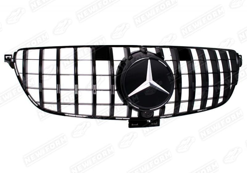Решетка радиатора Panamerica черная Mercedes GLE W166