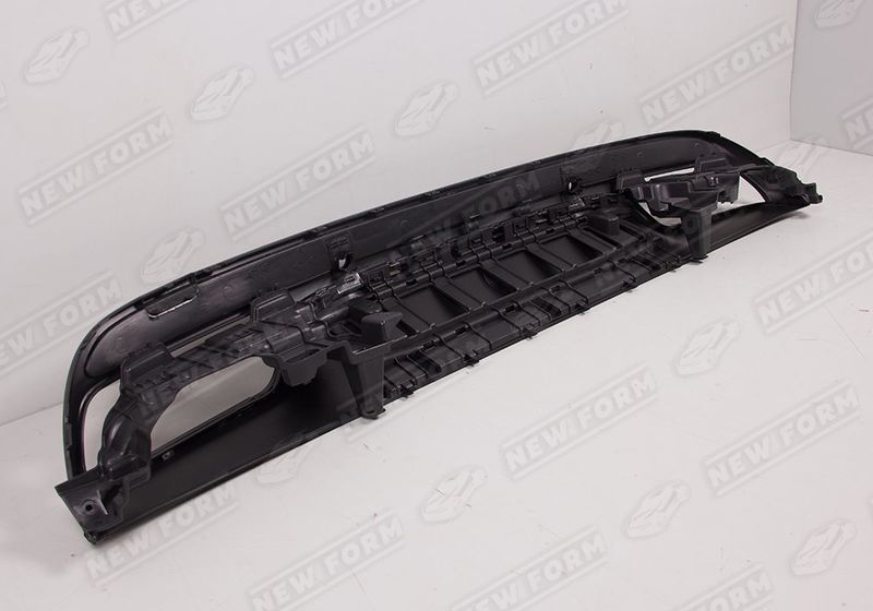 Диффузор хром с черными насадками 6.3 AMG Mercedes C-class W205 рестайлинг
