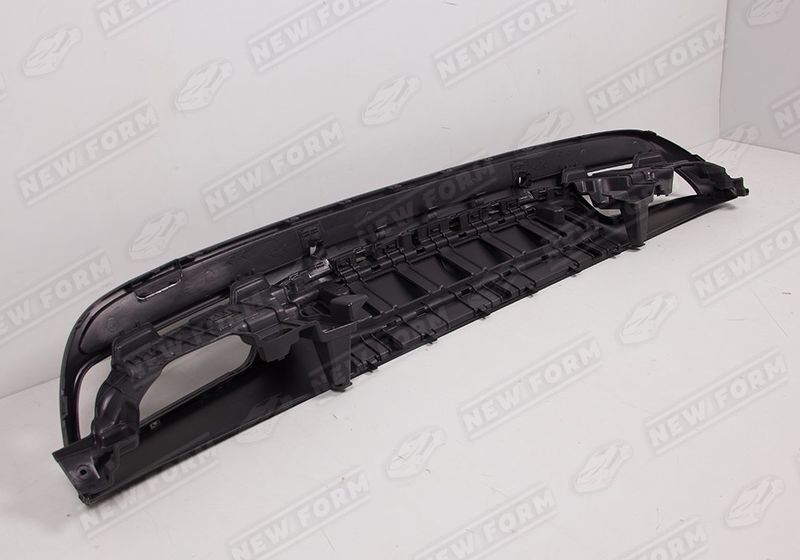 Диффузор черный с насадками хром 6.3 AMG Mercedes C-class W205 рестайлинг