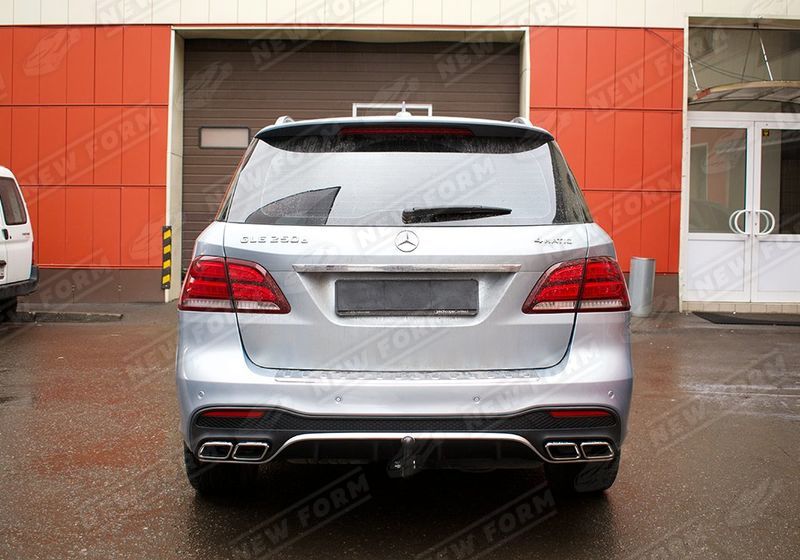 Диффузор с насадками 6.3 AMG хром Mercedes GLE