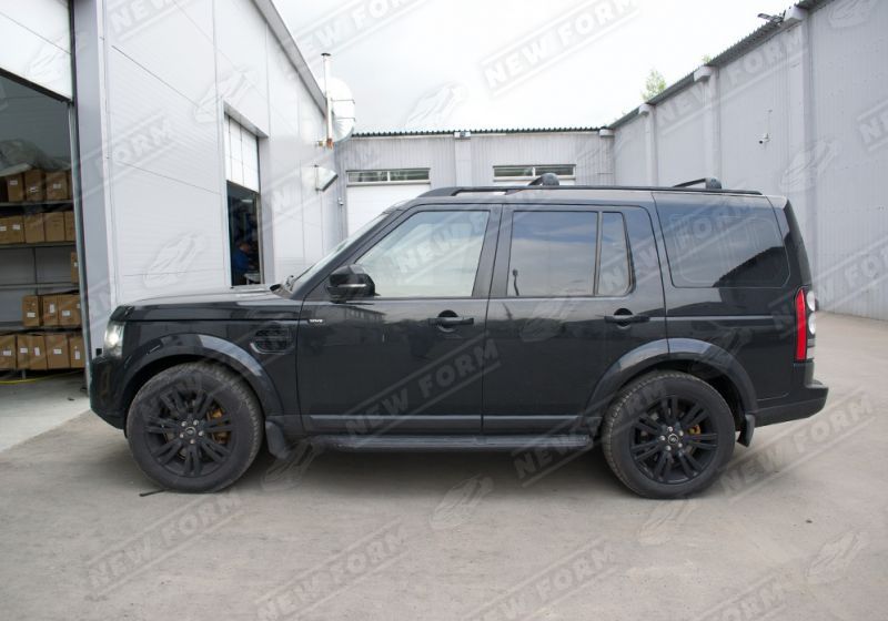 Рейлинги черные Land Rover Discovery 4 рестайлинг