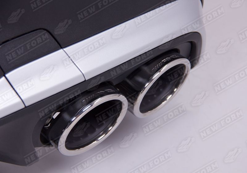 Диффузор с насадками 5.3 AMG хром Mercedes GLE Coupe C167