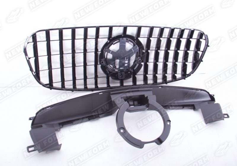 Решетка радиатора AMG GT черная Mercedes GLS X167 рестайлинг