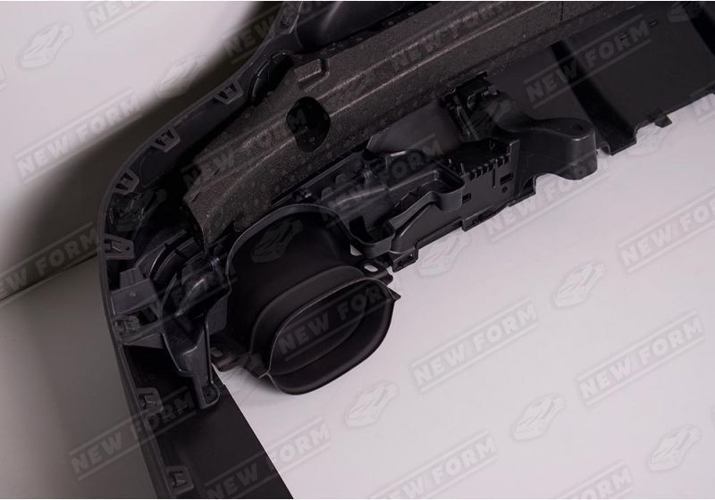 Диффузор с черными насадками 6.3 AMG Mercedes GLC Coupe С253
