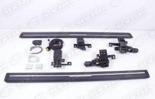 Пороги выдвижные длинные с логотипом Mercedes G-class W464