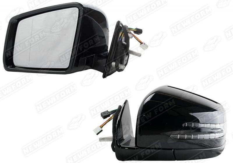 Зеркала рестайлинговые черные Mercedes GL X164